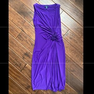 NEW Chaps Purple Dress